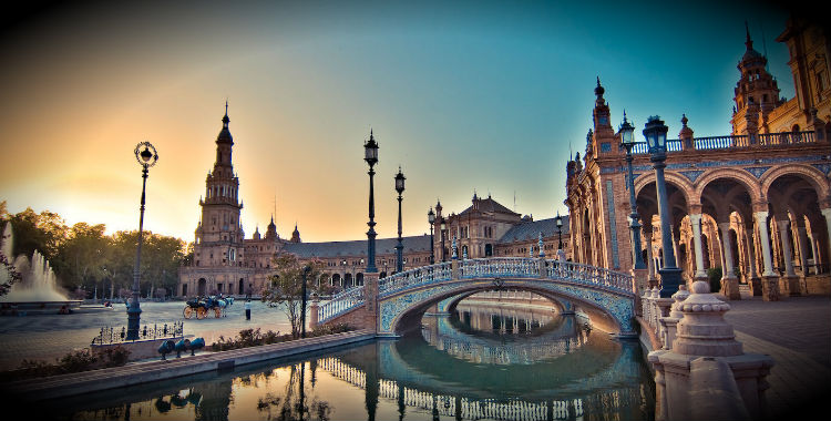 Seville, Spain home to 703,702 people.