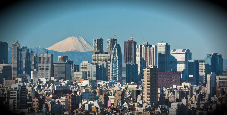 Tokyo, Japan home to 8,945,695 people.